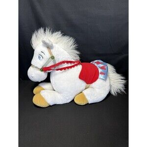 Disney Store Snow White Pony Plush 17" Vintage HTF  Saddle Horse Pre-Owned